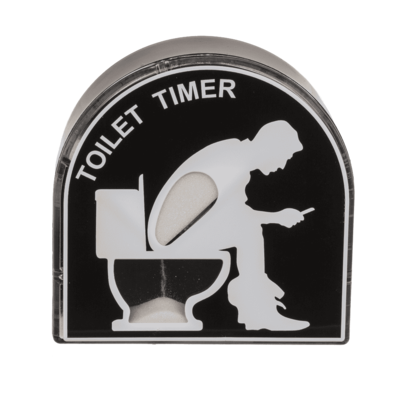 Kunststoff-Sanduhr, Toilet Timer,