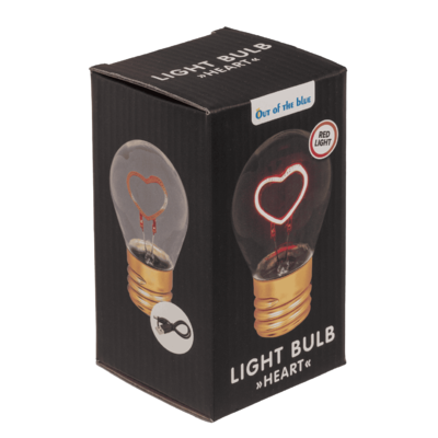 Lámpara LED brillante, corazón, incl. batería de