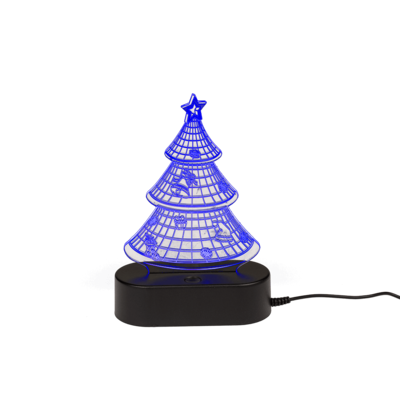 Lamapada 3D, Albero di Natale, ca. 19 cm,