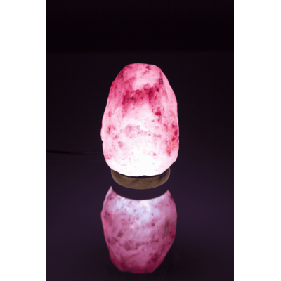 Lampada LED in cristallo di sale, cambia colore