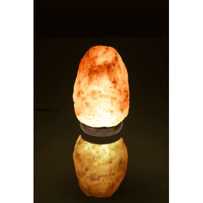 Lampada LED in cristallo di sale, cambia colore