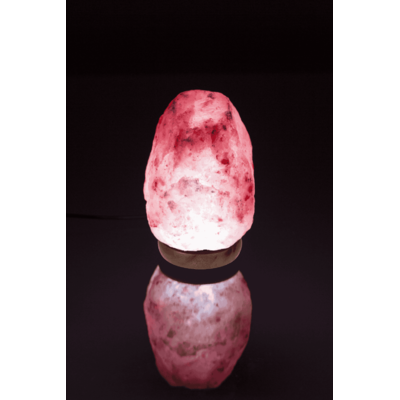 Lampada LED in cristallo di sale, cambia colore