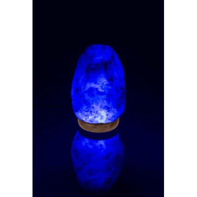 Lampada LED in cristallo di sale, cambia colore