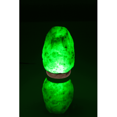 Lampada LED in cristallo di sale, cambia colore