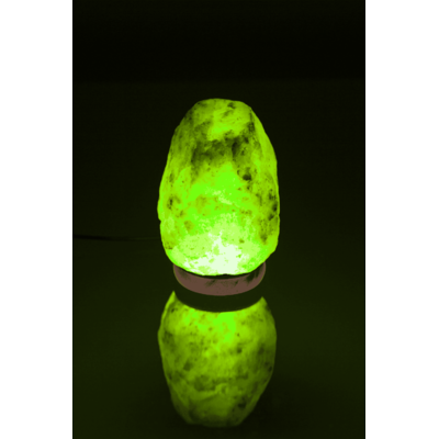 Lampada LED in cristallo di sale, cambia colore
