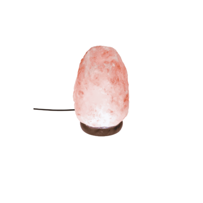 Lampada LED in cristallo di sale, cambia colore