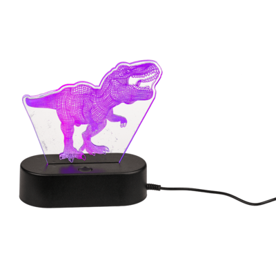 Lampe 3D, T-Rex, env. 20 cm,