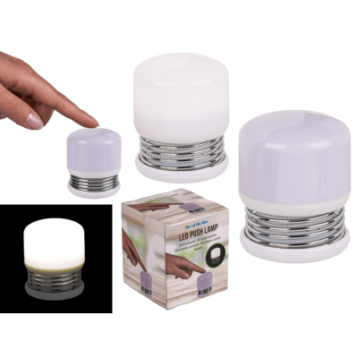Lampe à pression avec LED (piles incl.) env.,