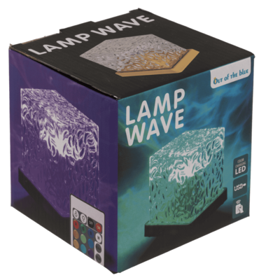 Lampe acrylique, Waves