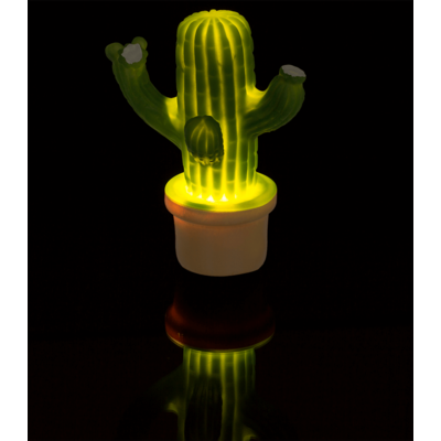 Lampe d'ambiance LED, Cactus, 8 x 12 cm,