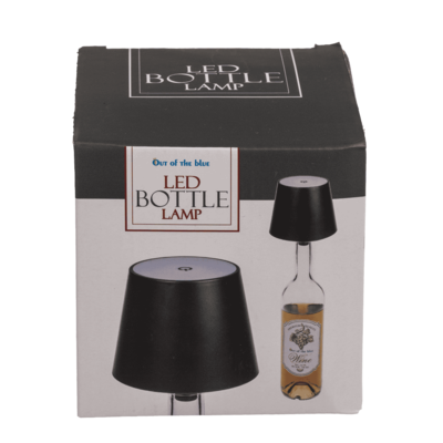 Lampe de bouteille LED, noir,