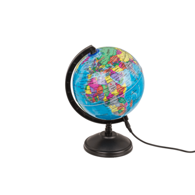 Lampe de table avec LED, Globe terrestre