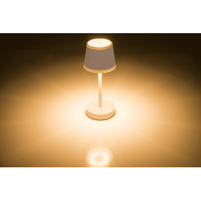 Lampe de table en rose vif avec LED,