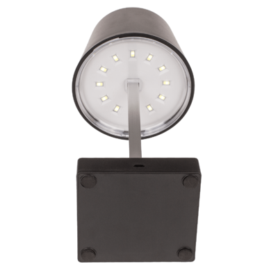 Lampe de table noir avec LED,