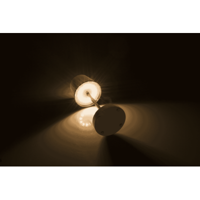 Lampe de table noire avec LED, env. 26 x 10