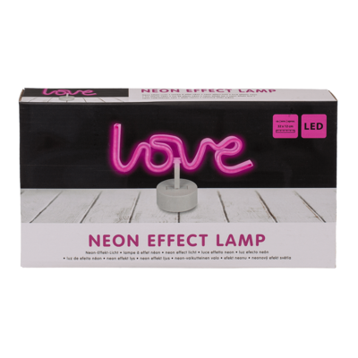 Lampe neon, Love, 32 x 12 cm,