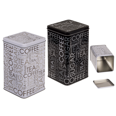 Lata de metal rectangular, Modern
