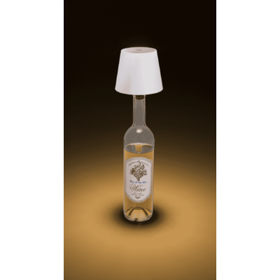 LED bottle lamp, white, 3 modes (on/off/dim.),