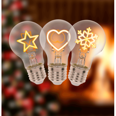 LED Lampadina, Natale, metallo e plastica,