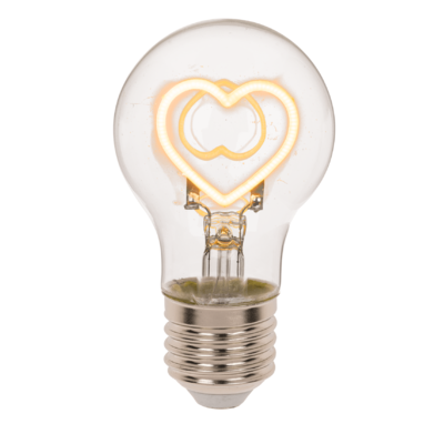 LED Light bulb, Christmas, metal & plastic,