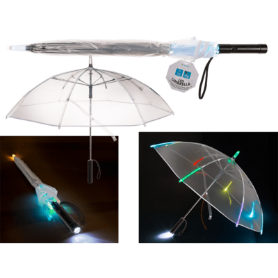 LED Regenschirm, D: 85 cm,