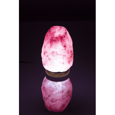 LED salt cristal lamp, colour-changing,