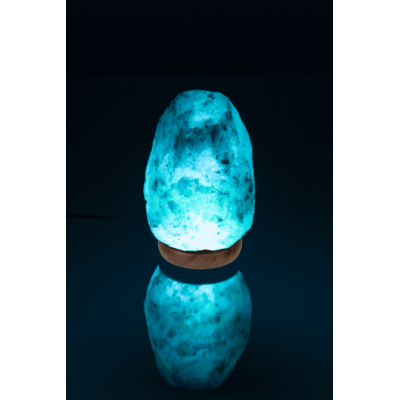 LED salt cristal lamp, colour-changing,