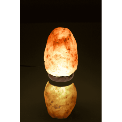 LED salt cristal lamp, colour-changing,