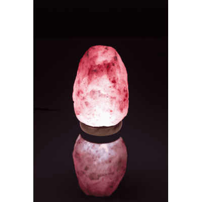 LED salt cristal lamp, colour-changing,