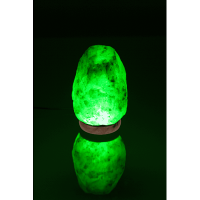 LED salt cristal lamp, colour-changing,