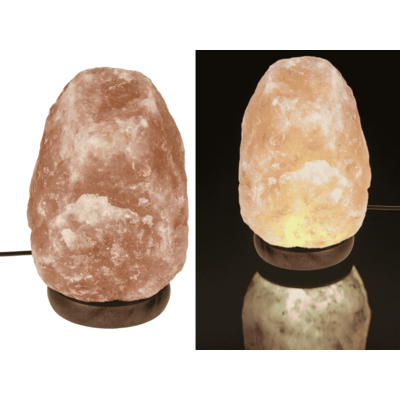 LED salt cristal lamp, warm white,