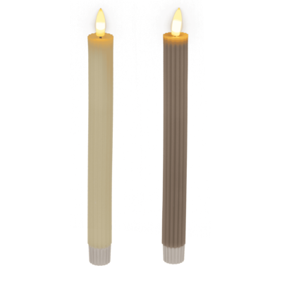 LED stick candle made of real wax,