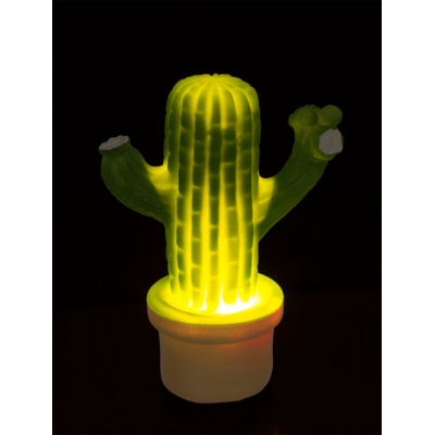 LED Stimmungsleuchte, Kaktus. 8 x 12 cm,