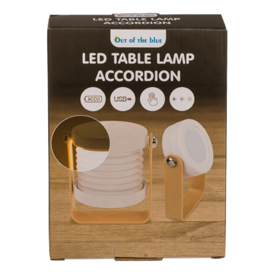 LED Table lamp, Accordion, ca. 37 cm, with triple