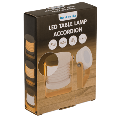 LED Table lamp, Accordion, ca. 37 cm, with triple