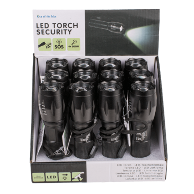 LED Taschenlampe, Security, ca. 13 cm,