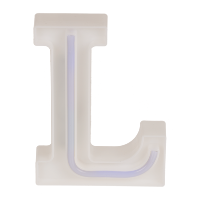 Letra iluminada de neón, L, altura:16 cm,