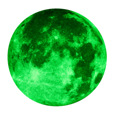 Leuchtender Mond-Sticker, Glow in the Dark,