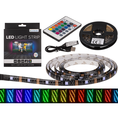 Light strip with colour changing LED,