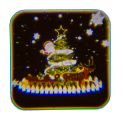Linterna de proyección, Navidad, incl. 3 x AG13,