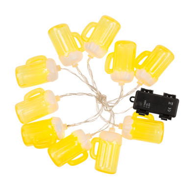 Llight chain, Beer mug, with 10 LED,