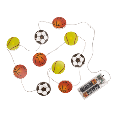 Llight chain, Sport balls, with 10 LED,