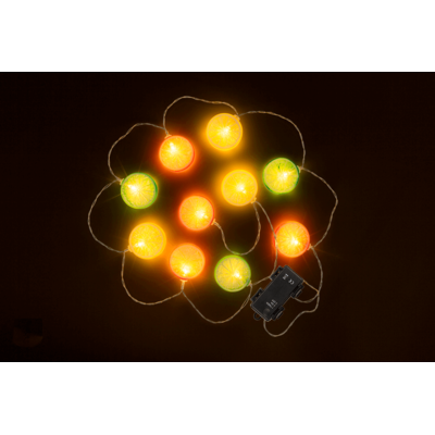 Llight chain Fruits, with 12 LED,