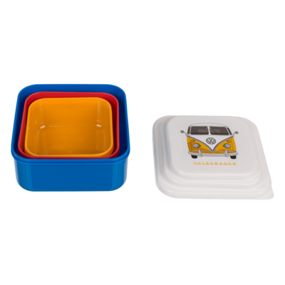 Lunch box set of 3, VW T1 Bus,
