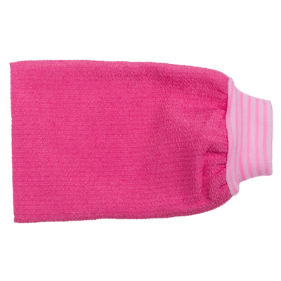Luxury Exfoliating Glove, Pink,