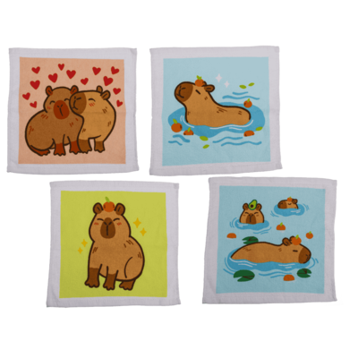 Magic cotton towel, Capybara,