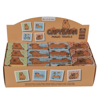 Magic cotton towel, Capybara,
