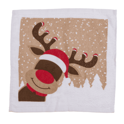 Magic cotton towel, Christmas,