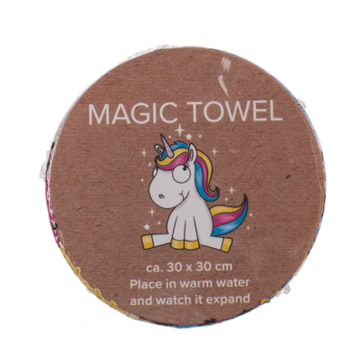 Magic cotton towel, Comic Unicorn,