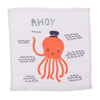 Magic cotton towel, octopus,